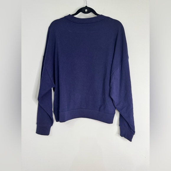 NWT GAP Classic Logo Fleece Batwing Sleeve Fall Warm Winter Crewneck Sweater L - Picture 3 of 8